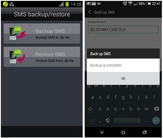 backup sms plus to new phone