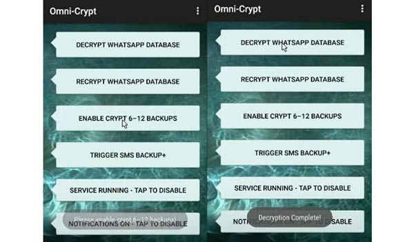 WhatsApp-Datenbank entschlüsseln