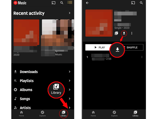 download music from youtube music to oppo