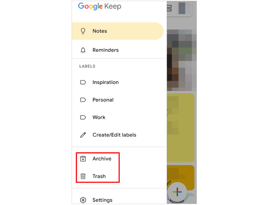 Mit Google Keep Notizen auf Android abrufen