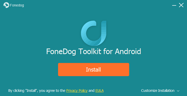 install fonedog android data recovery