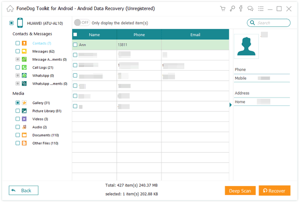 recover data with fonedog